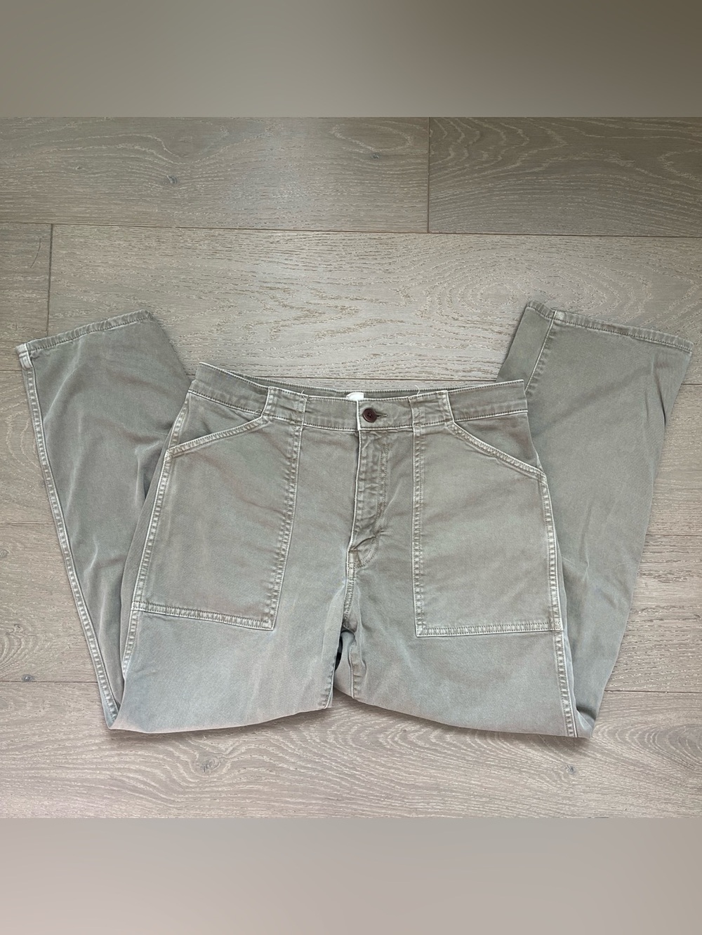 Madewell cargo barrel pants